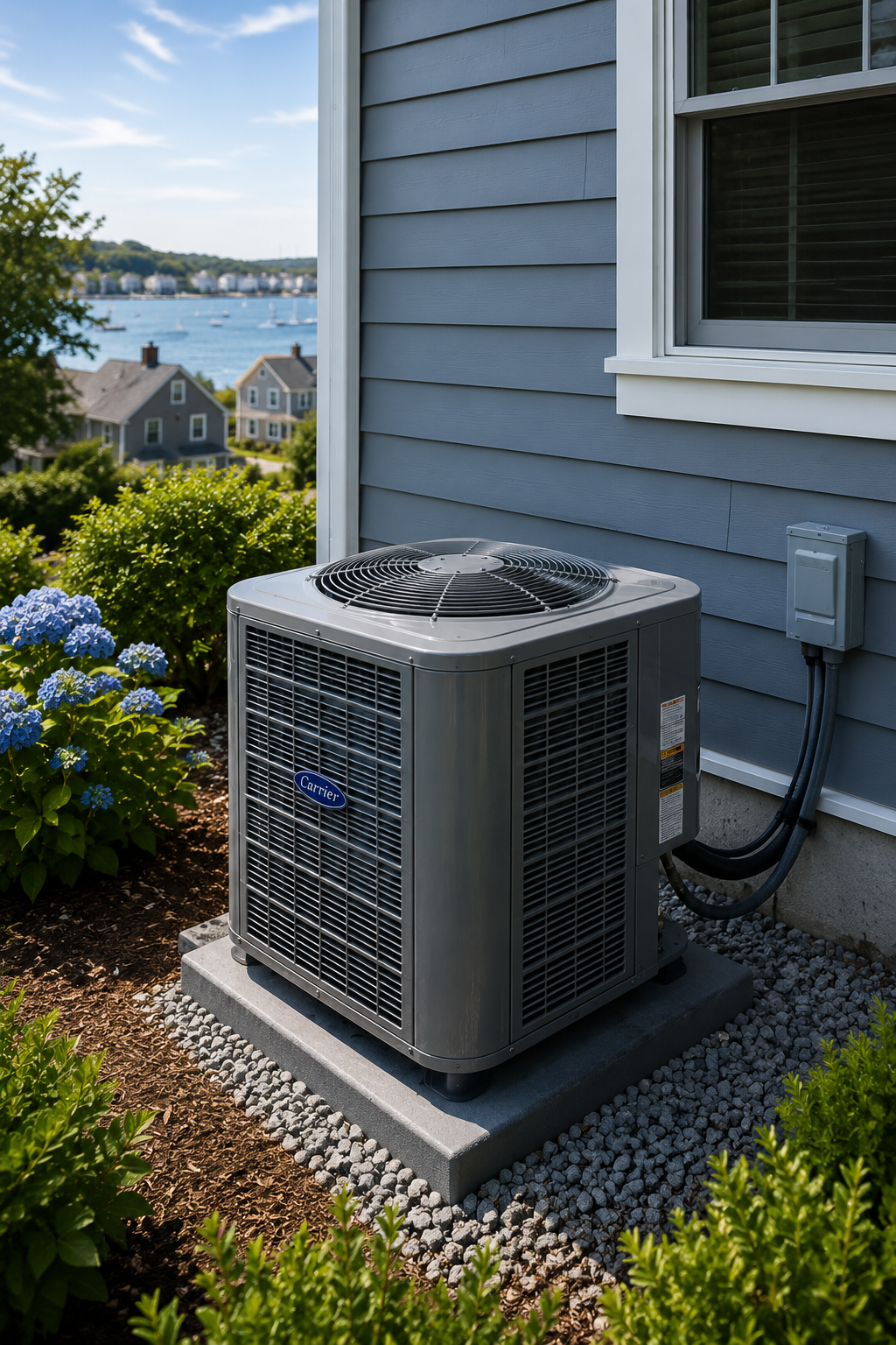 Heat pump outdoor condenser unit